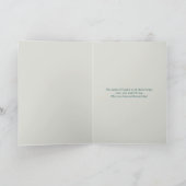 キュートピンクバンニーハッピーイースター シーズンカード (内部)