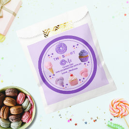 キュートピンクパープルスイートワン誕生日 フェイバーバッグ