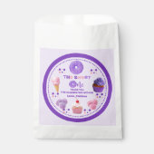 キュートピンクパープルスイートワン誕生日 フェイバーバッグ (正面)