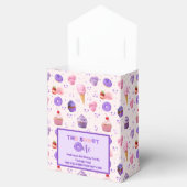 キュートピンクパープルスイートワン誕生日 フェイバーボックス (オープン)