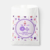 キュートピンクパープルスウィートワンパターン誕生日 フェイバーバッグ (正面)