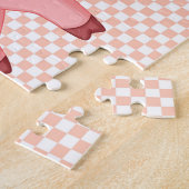 キュートピンクピグデザインジグソーパズル ジグソーパズル (側面)