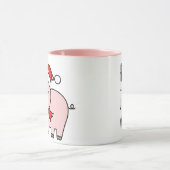 キュートピンクピグホリービーブミニマすてきリスト マグカップ (中央)