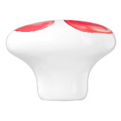 キュートピンクピーチデイジーフラワーフローラ春夏 セラミックノブ (側面)