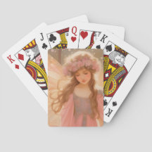 キュートピンクフェアリー絵画ファンタジー