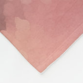 キュートピンクフェアリー絵画ファンタジー フリースブランケット (角)