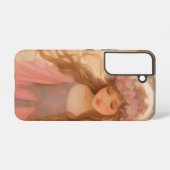 キュートピンクフェアリー絵画ファンタジー SAMSUNG GALAXYケース (裏面横)
