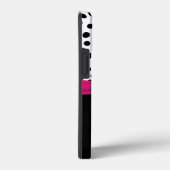 キュートピンクフェイクラインストーンハートと水玉模様 Case-Mate iPhoneケース (裏面 / 右)