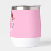 キュートピンクフラワーリース誕生日 (左面)