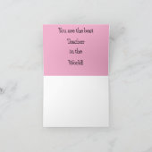 キュートピンクフローラカスタム カード (内部)