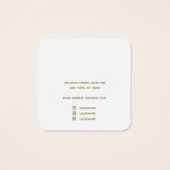 キュートピンクフローラスクリプトスタッドイヤリング (裏面)