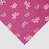 キュートピンクフローラティッシュペーパー 薄葉紙 (詳細)
