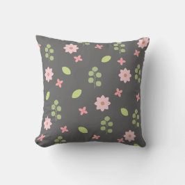 キュートピンクフローラ装飾用クッション クッション