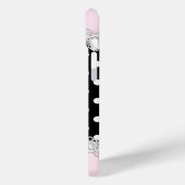 キュートピンクブラック水玉模様ハイヒール Case-Mate iPhoneケース (裏面 / 左)