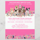 キュートピンクブリーズドッグウォーカー予算チケット (裏面)