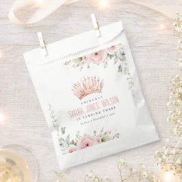 キュートピンクプリンセスクラウンティアラフローラ誕生日 フェイバーバッグ