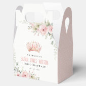 キュートピンクプリンセスクラウンティアラフローラ誕生日 フェイバーボックス (オープン)