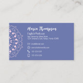 キュートピンクプロフェッショナルカスタム 名刺 (正面)