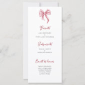 キュートピンクボウキンセニェラお祝いプログラム (裏面)