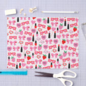 キュートピンクボウズティッシュペーパー 薄葉紙 (クラフト)