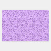 キュートピンクミントパープル棒つきキャンデー小さな女の子 ラッピングペーパーシート (正面2)