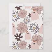 キュートピンク幽霊ハローウィンパーティ 招待状 (裏面)