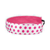キュートピンク水玉模様 アスレチックヘッドバンド (右)