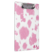 キュートピンク牛プリントウエスタンロデオカスタム クリップボード (右)