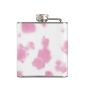 キュートピンク牛プリントウエスタンロデオカスタム フラスク (裏面)