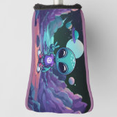 キュートピースエイリアン&宇宙船 ゴルフヘッドカバー (回転90)