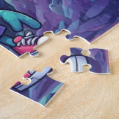 キュートピースエイリアン&宇宙船 ジグソーパズル (側面)