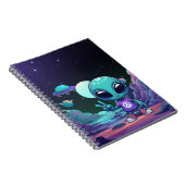 キュートピースエイリアン&宇宙船 ノートブック (右側)