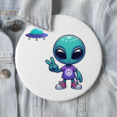 キュートピースエイリアン&宇宙船 缶バッジ (インサイチュ)