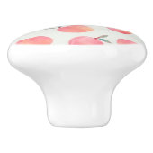 キュートピーチパターンデザイン セラミックノブ (側面)