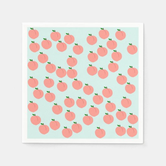 キュートピーチ紙ナプキンス スタンダードカクテルナプキン (正面)