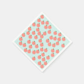 キュートピーチ紙ナプキンス スタンダードカクテルナプキン (角)