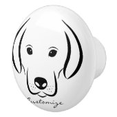 キュートピー顔サンダーコーブ セラミックノブ (右)