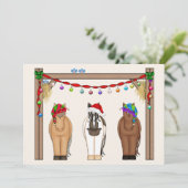 キュートフおもしろいァームホリデーウズクリスマス シーズンカード (スタンド正面)