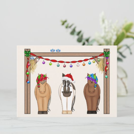 キュートフおもしろいァームホリデーウズクリスマス シーズンカード (スタンド正面)