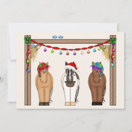 キュートフおもしろいァームホリデーウズクリスマス シーズンカード