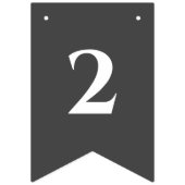 キュートファイアーファイターダルマチア子供の誕生日 バンティングフラッグ (第2の旗)