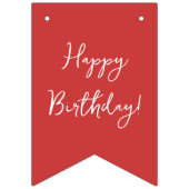 キュートファイアーファイターダルマチア子供の誕生日 バンティングフラッグ (第1の旗)