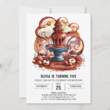 キュートファウンテンチョコレート誕生日