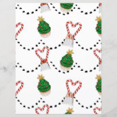 キュートファラララクリスマススクラップブック紙 (裏面)