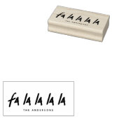 キュートファラララグリーティングホリデパーソナライズされたィ ラバースタンプ (押印)