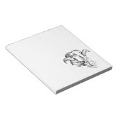 キュートファンキーシープラム ノートパッド (アングル)