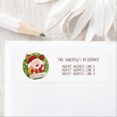 キュートファーザーサンタリースクリスマス住所 シール (インサイチュ)