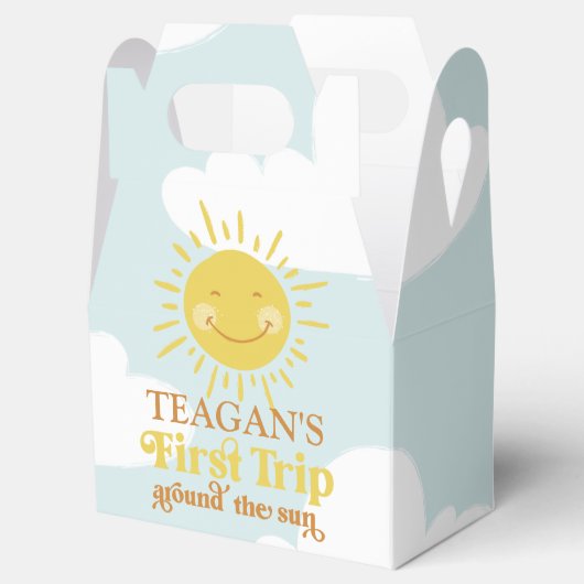 キュートファーストのまわりにトリップザサンファースト誕生日 フェイバーボックス (オープン)