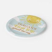 キュートファーストのまわりにトリップザサンファースト誕生日 ペーパープレート (アングル)