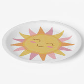 キュートファーストのまわりにトリップザサン誕生日 ペーパープレート (アングル)